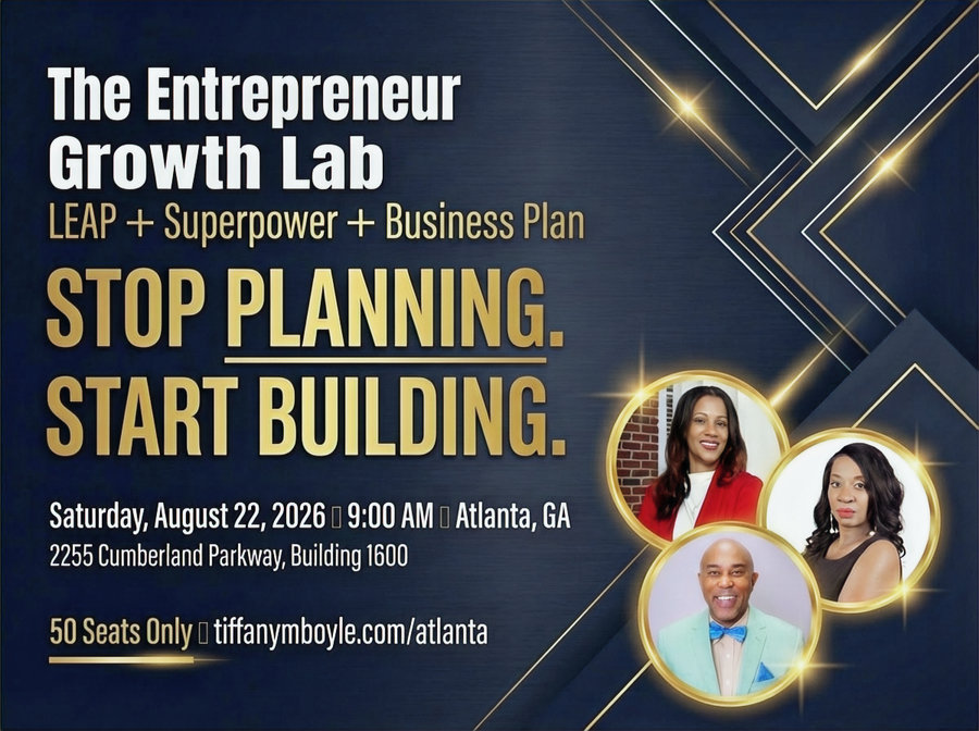 The Entrepreneur Growth Lab in Atlanta with Tiffany M. Boyle